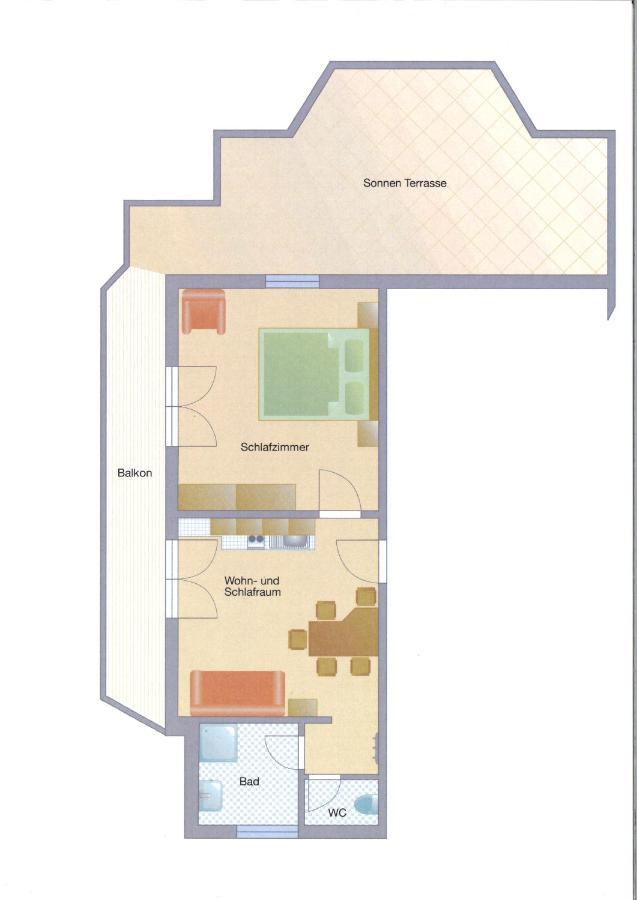 شقة Haus Meneweger فلاخاو المظهر الخارجي الصورة
