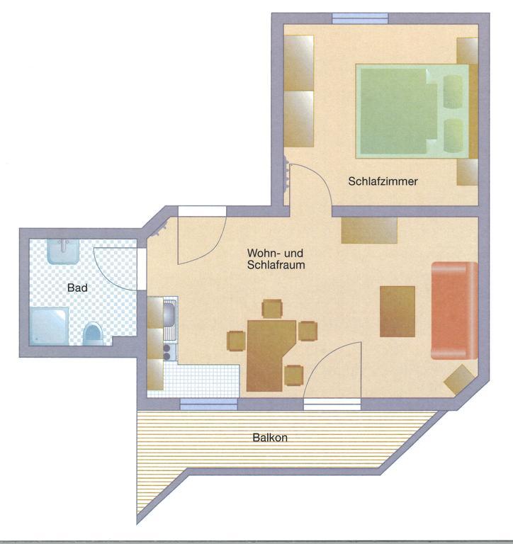 شقة Haus Meneweger فلاخاو المظهر الخارجي الصورة
